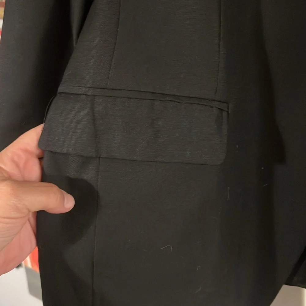 Joseph Abboud mens black lightweight wool jacket